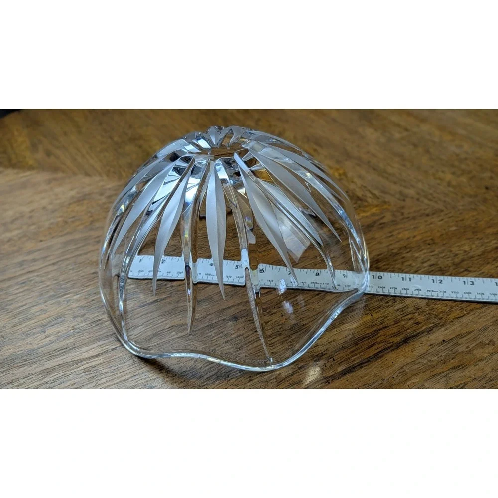 Vintage Crystal Mikasa Flame D'Amore Bowl Pattern 10